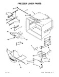 Diagram for 02 - Freezer Liner Parts