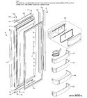 Diagram for Fresh Food Door