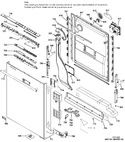 Diagram for Escutcheon & Door Asm