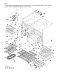 Diagram for Oven Cavity Parts