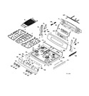 Diagram for Control Panel & Cooktop