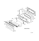 Diagram for Door Parts Upper