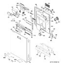 Diagram for Escutcheon & Door Asm