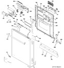 Diagram for Escutcheon & Door Asm