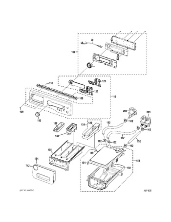 Diagram for WCVH4800K2WW