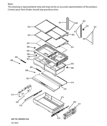 Diagram for WCVH4800K1WW