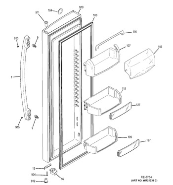 Diagram for PSE26KGECEWW