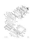 Diagram for Door-drawer Wb14167c3