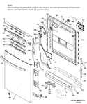 Diagram for Escutcheon & Door Asm