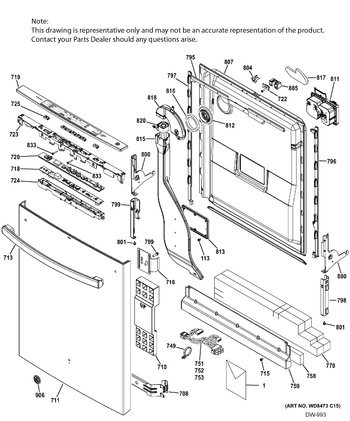 Diagram for PDWT580V50SS