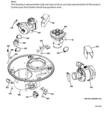 Diagram for PDWT580V50SS