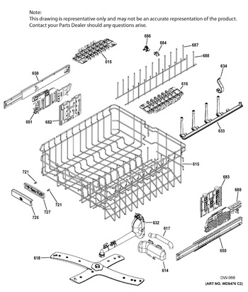 Diagram for PDWT580V50SS