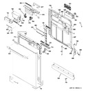 Diagram for Escutcheon & Door Asm