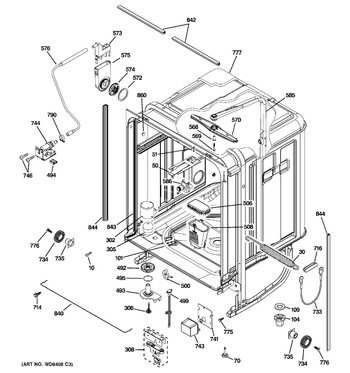 Diagram for PDWT280V50SS