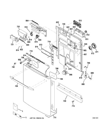 Diagram for PDW9980L00SS