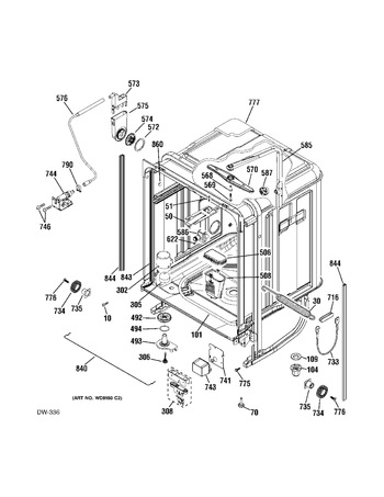 Diagram for PDW9980L00SS