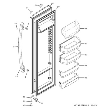 Diagram for PDW9280N20SS