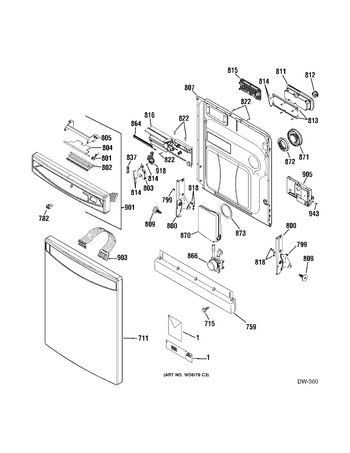 Diagram for PDW8900N00WW