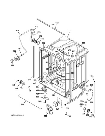 Diagram for PDW8900N00WW