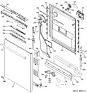 Diagram for Escutcheon & Door Asm