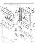 Diagram for Escutcheon & Door Asm