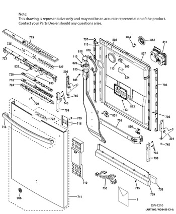 Diagram for PDT750SSFASS