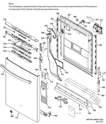 Diagram for PDT750SSF7SS