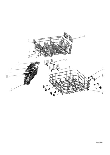 Diagram for PCS905DR1WW