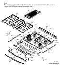 Diagram for Control Panel & Cooktop