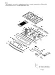 Diagram for Control Panel & Cooktop Parts