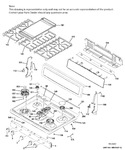 Diagram for Control Panel & Cooktop