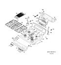 Diagram for Control Panel & Cooktop