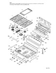 Diagram for Control Panel & Cooktop