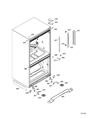 Diagram for MCBS523R3WW