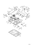 Diagram for Control Panel & Cooktop