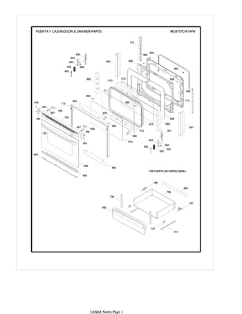 Diagram for MCB757DR1WW