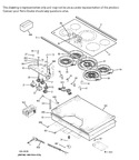 Diagram for Control Panel & Cooktop