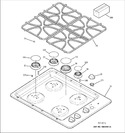 Diagram for Control Panel & Cooktop