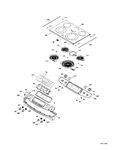 Diagram for Control Panel & Cooktop