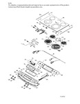 Diagram for Control Panel & Cooktop