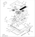 Diagram for Control Panel & Cooktop