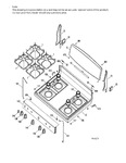 Diagram for Control Panel & Cooktop