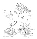 Diagram for Control Panel & Cooktop