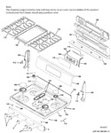 Diagram for Control Panel & Cooktop