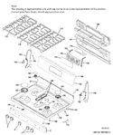 Diagram for Control Panel & Cooktop