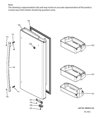 Diagram for JCBS250T3BB