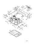 Diagram for Control Panel & Cooktop