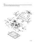 Diagram for Control Panel & Cooktop