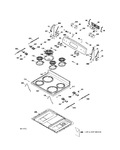 Diagram for Controls & Cooktop