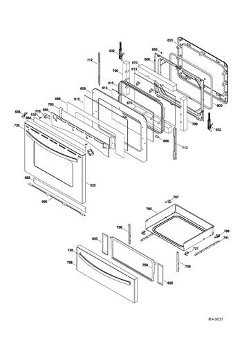 Diagram for JCBP820ST2SS